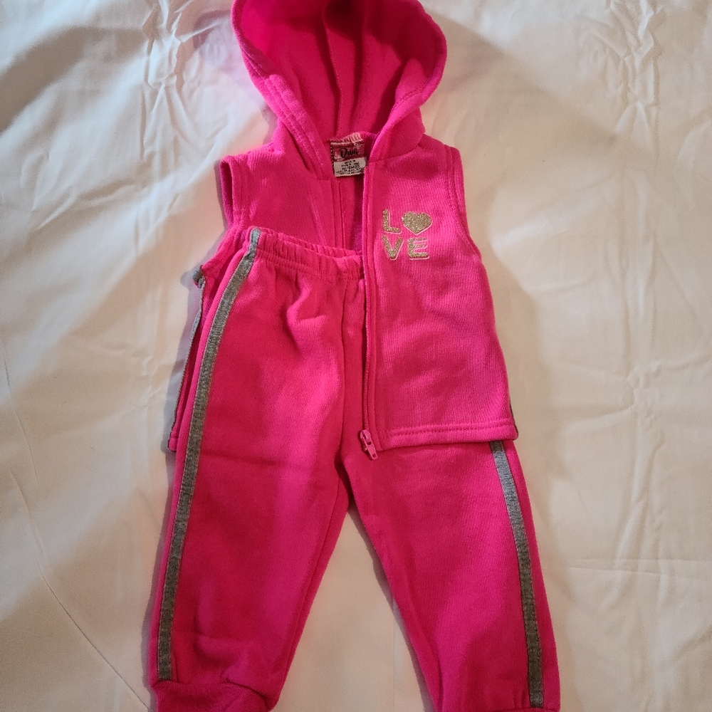 18m Pink Tracksuit